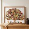 DIY Fall Tree Button Art Canvas Kit, 8x10 with Buttons & Tree Template